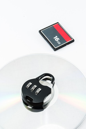 portable storage divices security conceptual imagesの写真素材