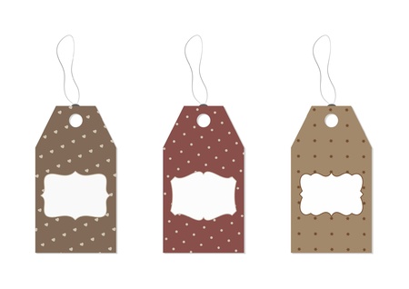 Vintage Christmas Labels のイラスト素材