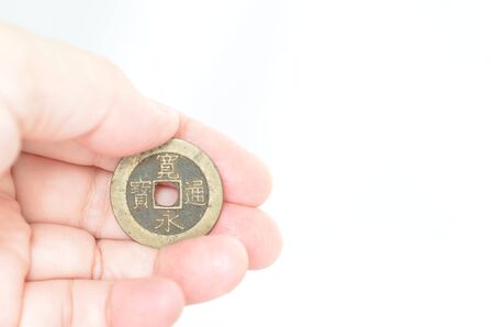 An old coinの写真素材