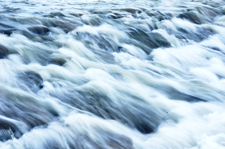 rushing river cascadeの写真素材