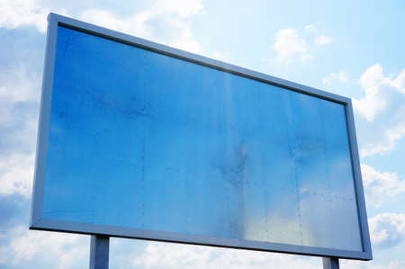 big blank billboardの写真素材