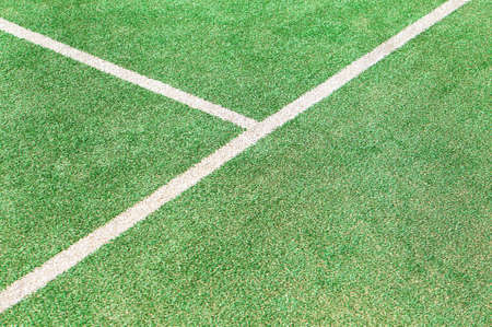 The line on the tennis courtの写真素材