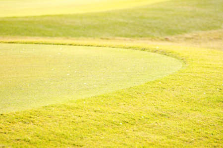 The green on the golf courseの写真素材