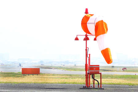 Wind Socks on the local airport in Japanの写真素材