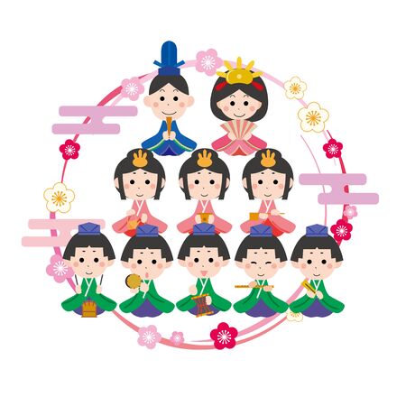 Hina Doll Illustrationsのイラスト素材
