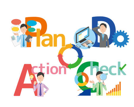 PDCA Cycle 2のイラスト素材
