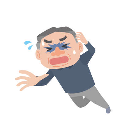 Fallen Manのイラスト素材