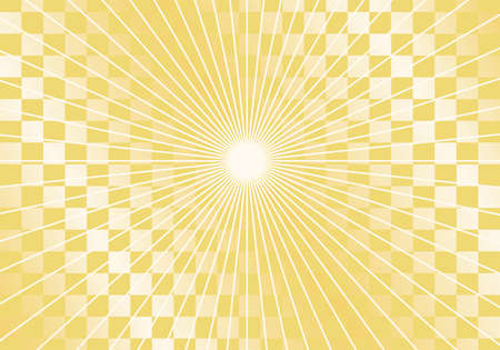 Gold checkered illustrationのイラスト素材