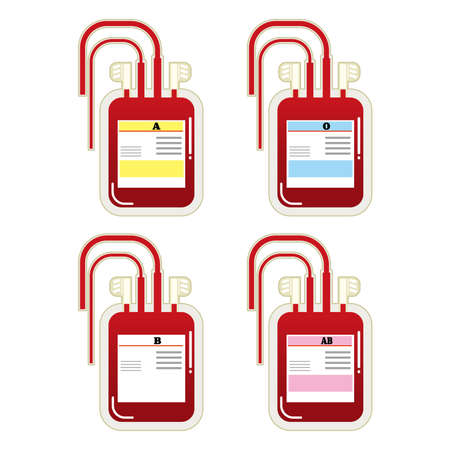 Blood pack for transfusionのイラスト素材