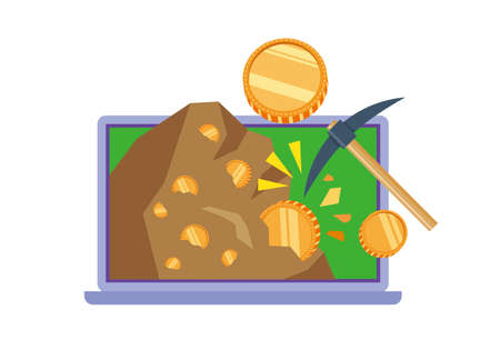 Image of Cryptocurrency Mining 4のイラスト素材