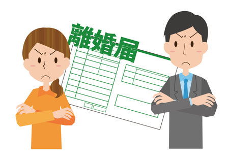 Couples Considering Divorce 2のイラスト素材