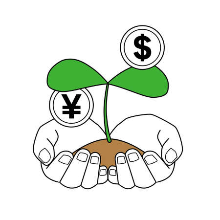Image illustration of asset managementのイラスト素材