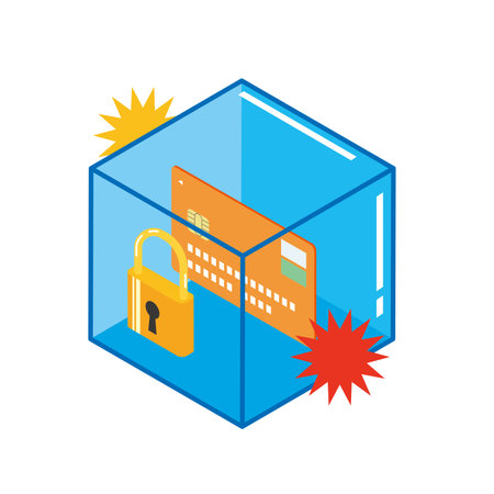 Image illustration to protect credit cardsのイラスト素材
