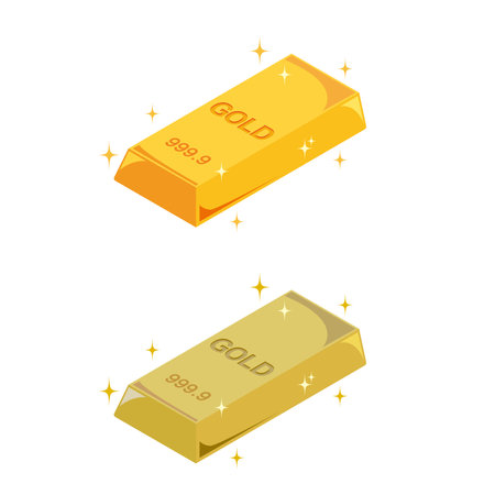 Gold barのイラスト素材