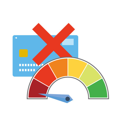 Credit score illustrationのイラスト素材