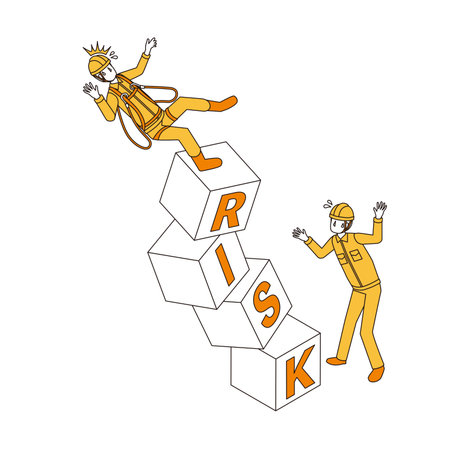 Risk management illustrationのイラスト素材