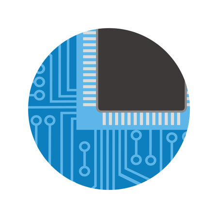 Semiconductor substrate icon