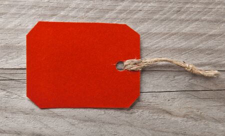 price tag on wooden backgroundの写真素材