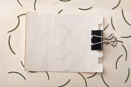 paper and office clipの写真素材