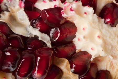 ripe pomegranateの写真素材