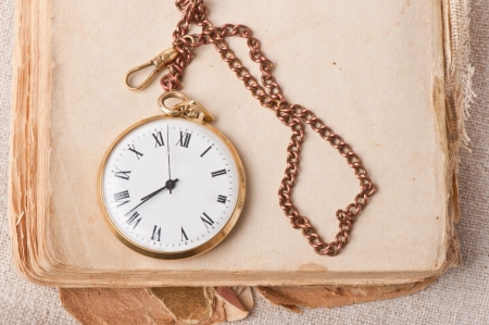 Old pocket watchの写真素材