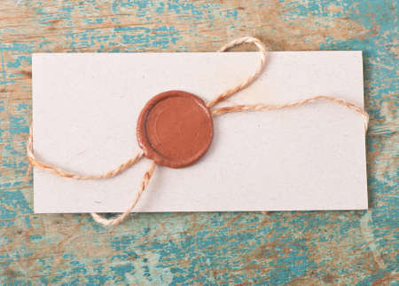 Post a message on the background of an old treeの写真素材