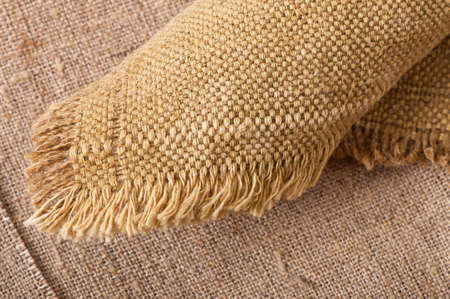 light natural linen texture for the backgroundの写真素材