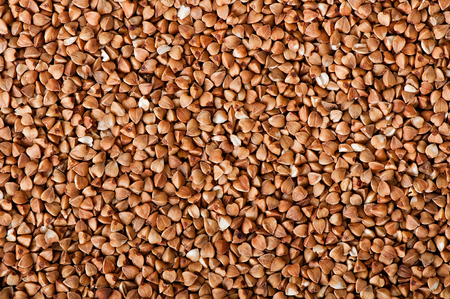 buckwheat grains backgroundの写真素材
