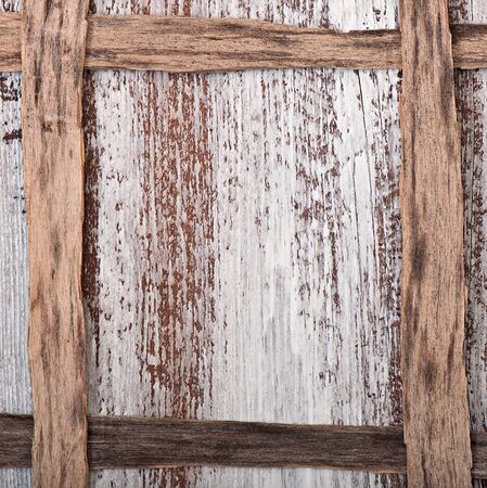 Old wooden background, frame