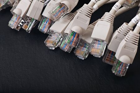 Computer networks, new technologies, computer technologies and the internet.の写真素材