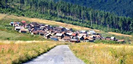Gypsy settlement, Slovakia Paradiseのeditorial素材
