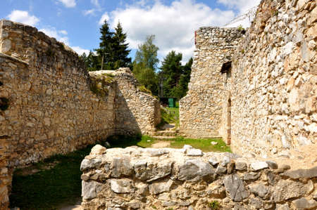 Ruins of monastery Klastorisko, Slovakia Paradiseの写真素材