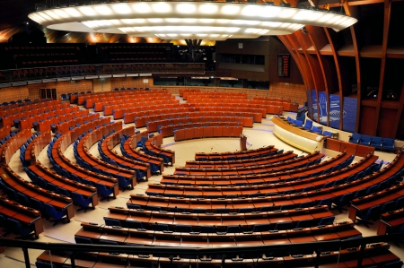 European Parliament in Strasbourg, Franceのeditorial素材