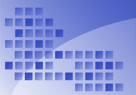3d vector background cube in blue design のイラスト素材