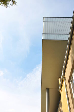 nice modern architecture in geometric style