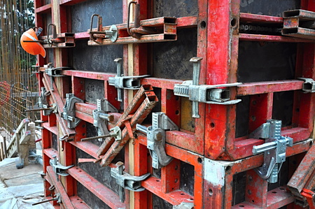 close up of process build a buildingの写真素材