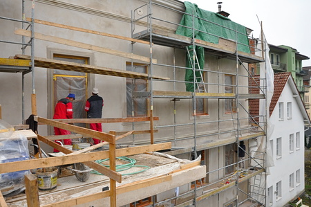 close up of process build a buildingのeditorial素材