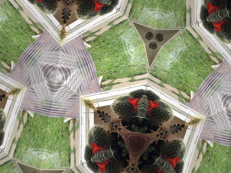 beautiful Kaleidoscope flower background with a lot of colors and abstract themes