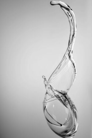 water splashing very close upの写真素材