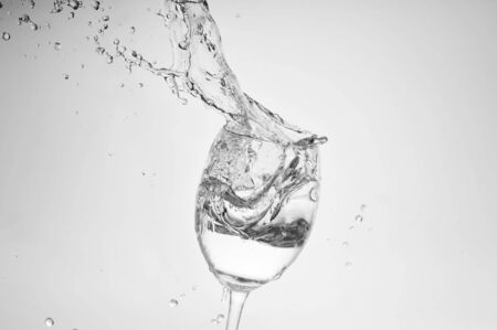 beautiful  water splash freeze motion