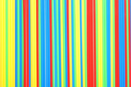 Many colour tubules for  cocktail  close up の写真素材