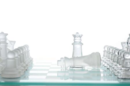  chess game, game end, victory or lossの写真素材