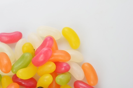 Different colorful candy jelly, isolated
