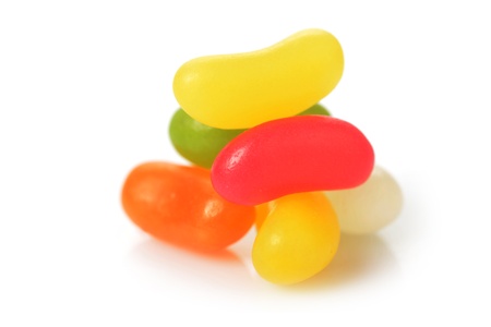 Different colorful candy jelly, isolated の写真素材