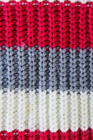 striped wool sweater texture close up