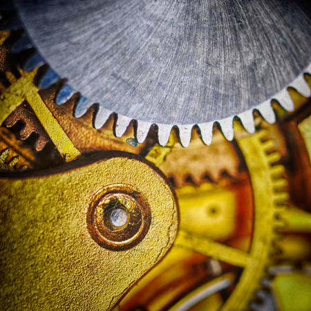 watch gears very close up