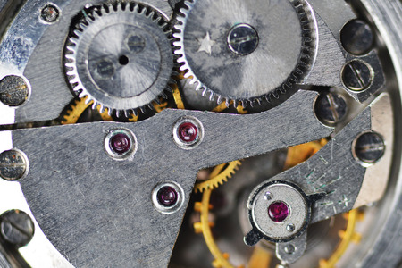 mechanism of old pocket  watch
