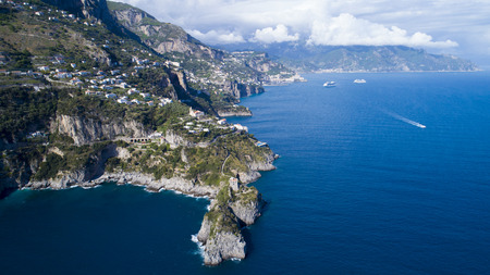 mountain resort city  near seaの写真素材