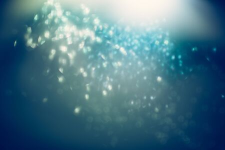 Light leaks on blue backgroundの写真素材