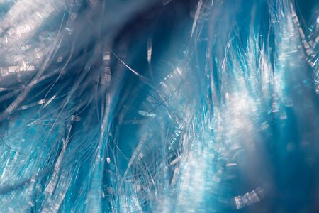 Abstract background of blue hairs